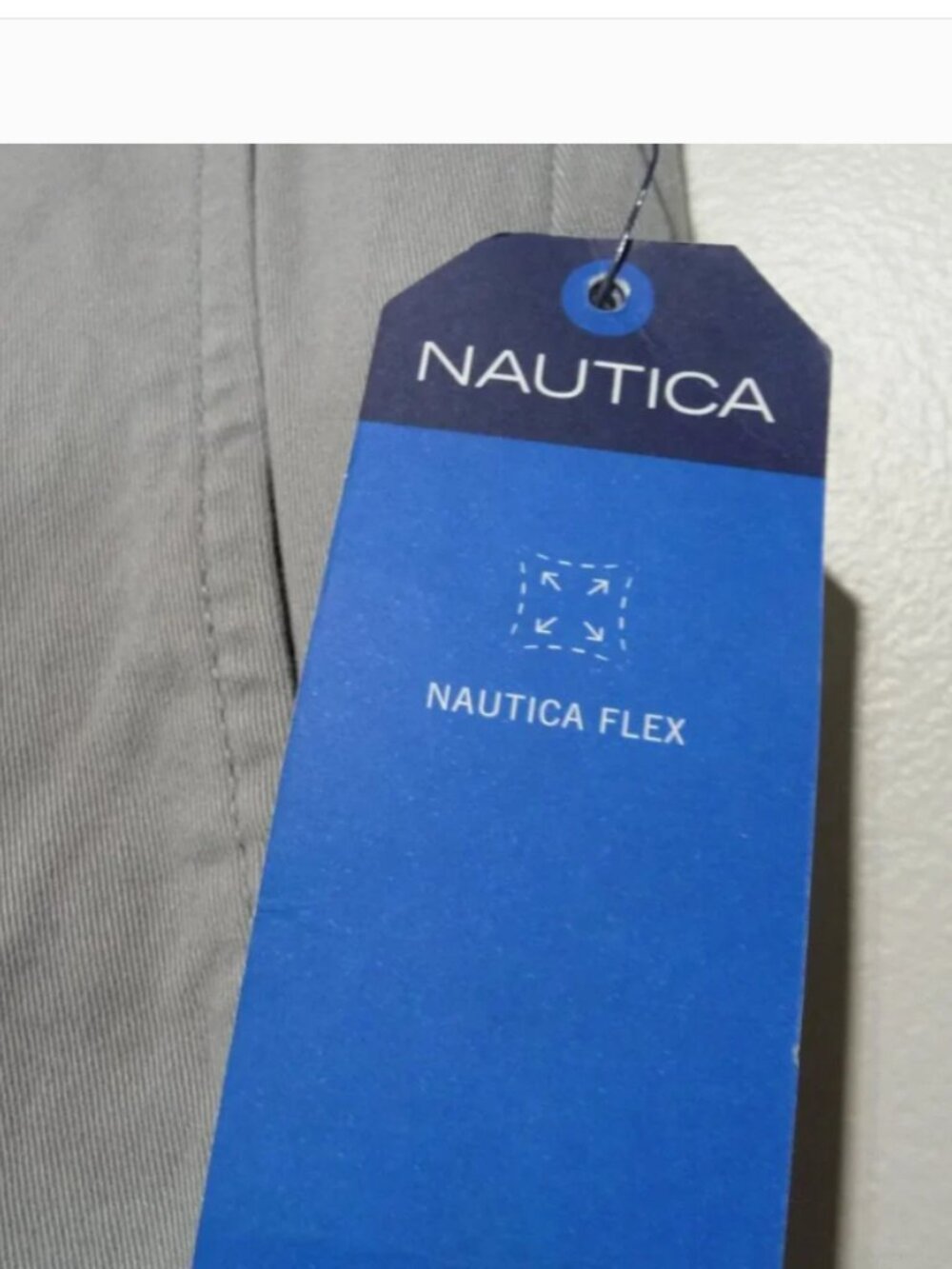 NAUTICA FLEX CLIPPER CHINO PANTS GRAY - Picture 7 of 11